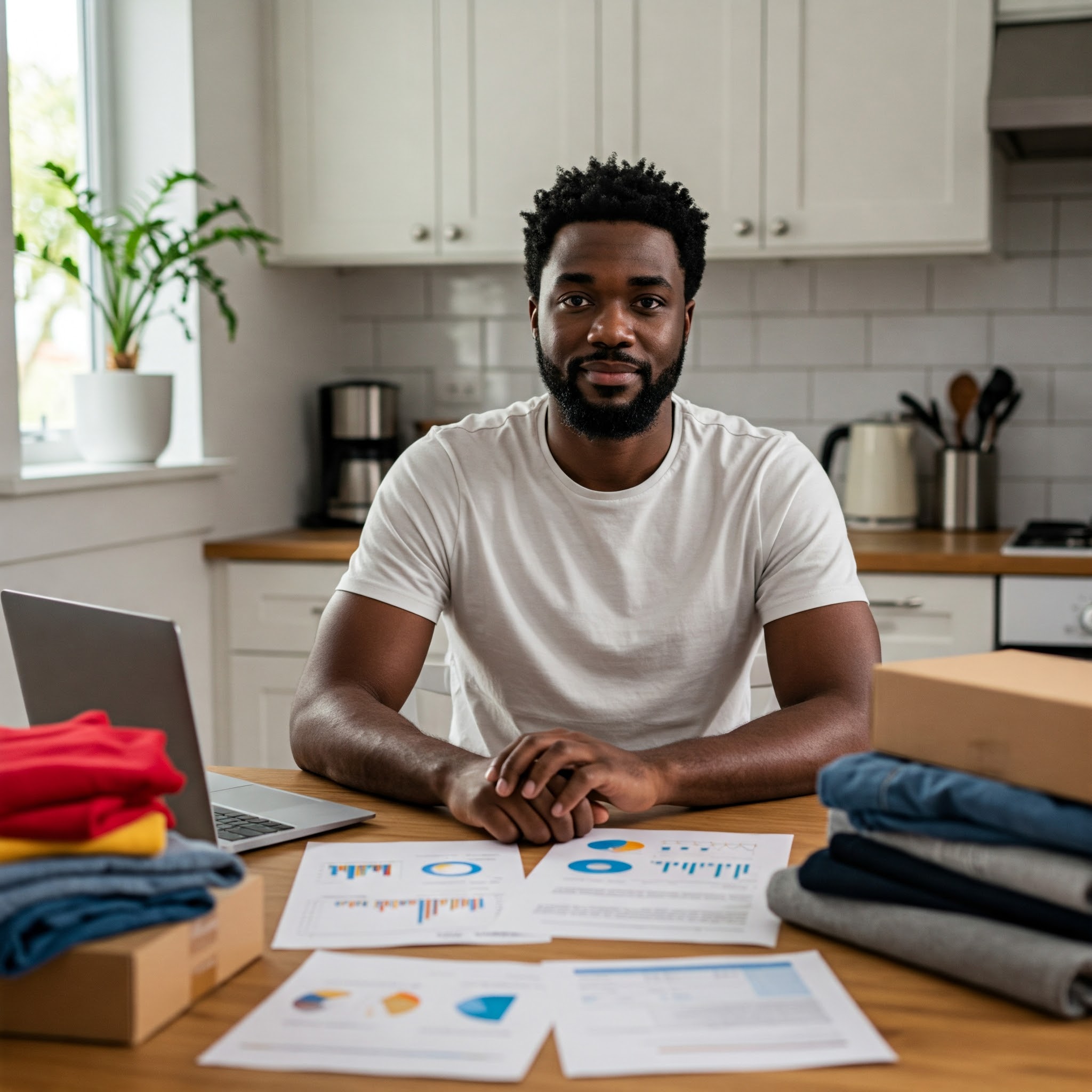 Solopreneur working efficiently